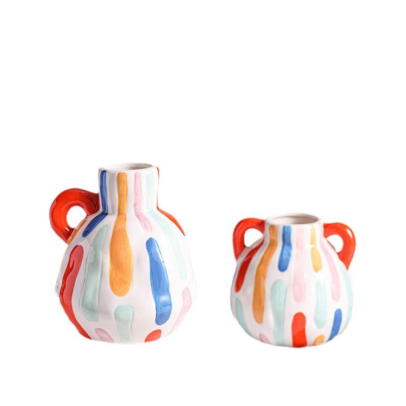 Colorful Ceramic Vase