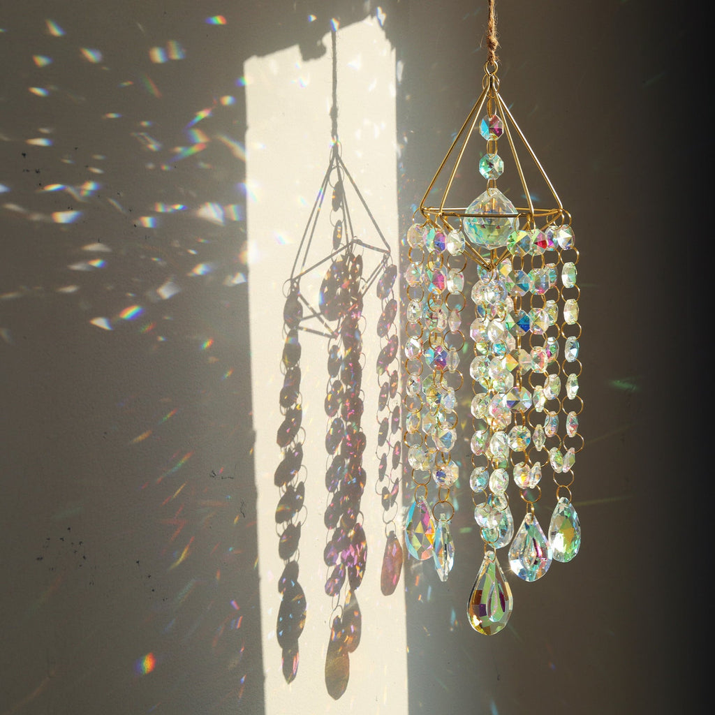 Golden Air Crystal Sun Catcher