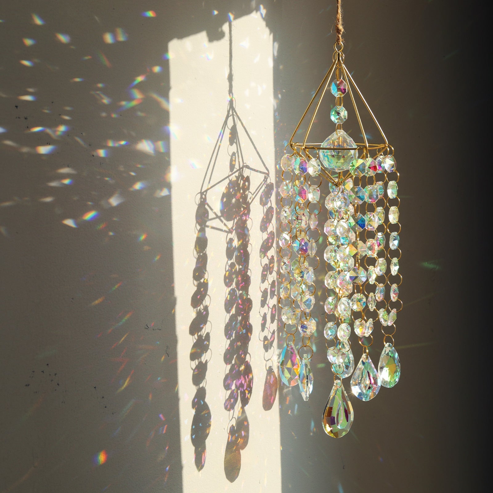 Golden Air Crystal Sun Catcher
