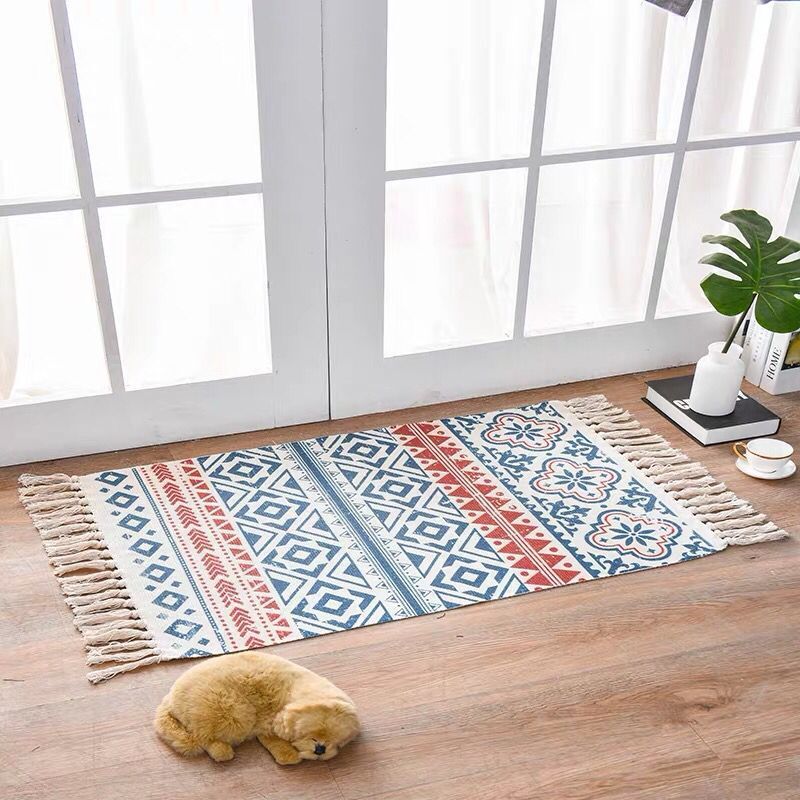 Nordic Style Linen Area Rug