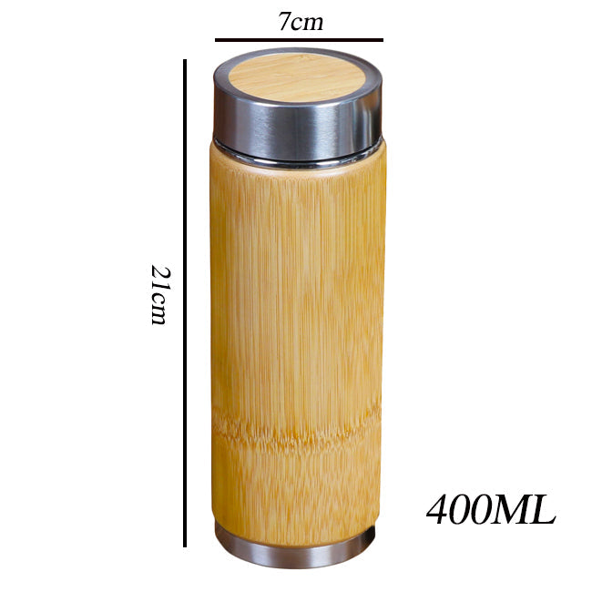 Bamboo & Stainless Steel Insulated Tea Cup