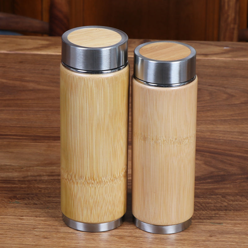 Bamboo & Stainless Steel Insulated Tea Cup