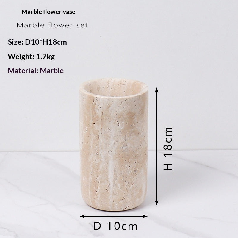 Yellow Cave Stone Vase