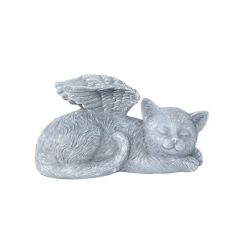 Angel Cat and Dog Garden Decor