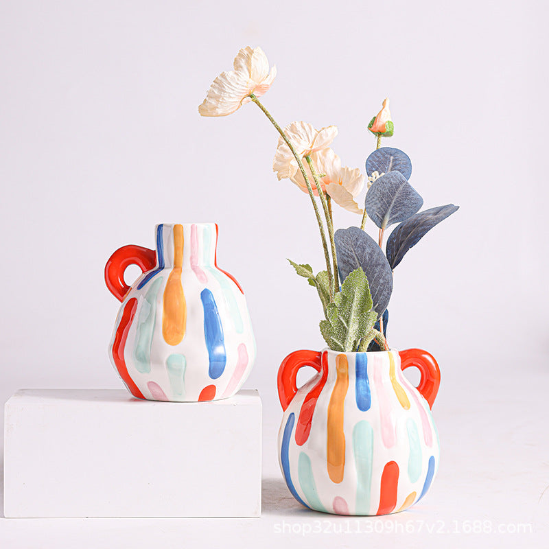 Colorful Ceramic Vase