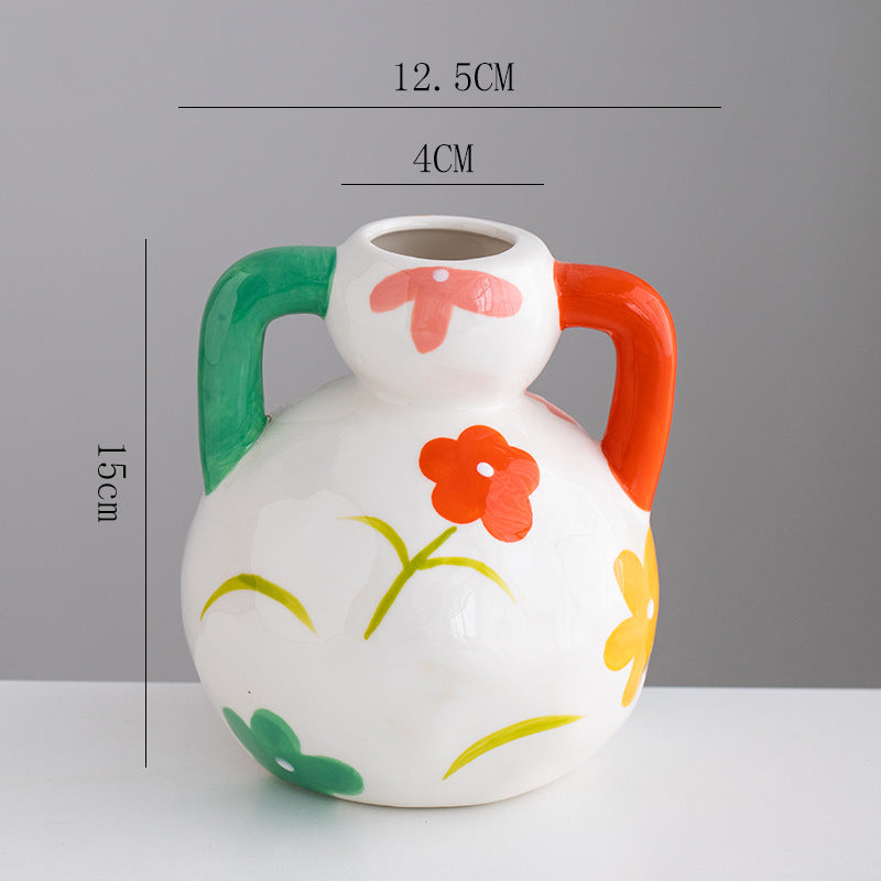 Colorful Ceramic Vase