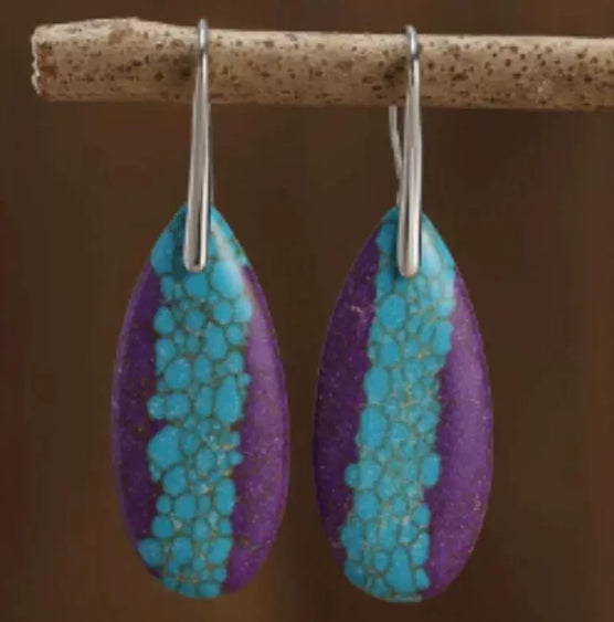 Bohemian Emperor Stone Drop Earrings