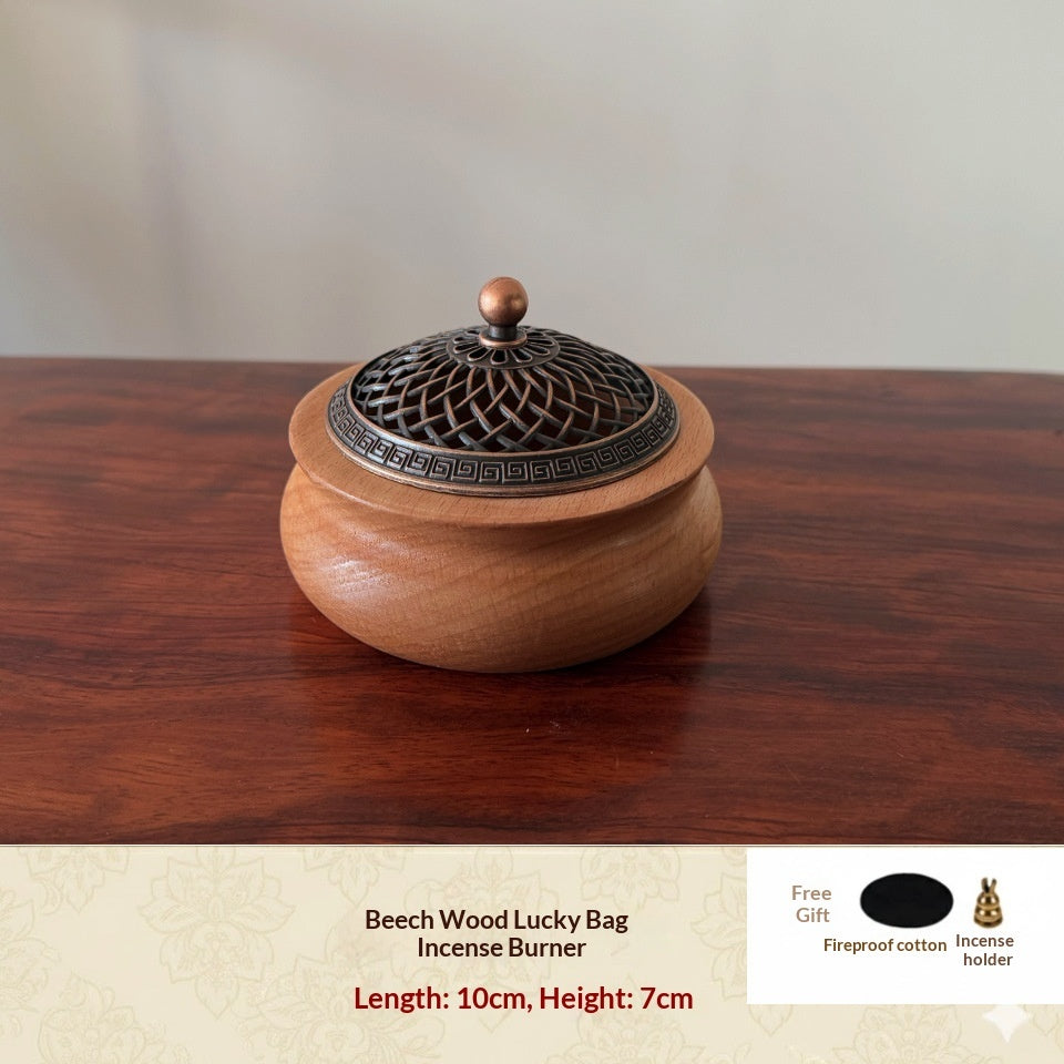Walnut Wood Incense Burner