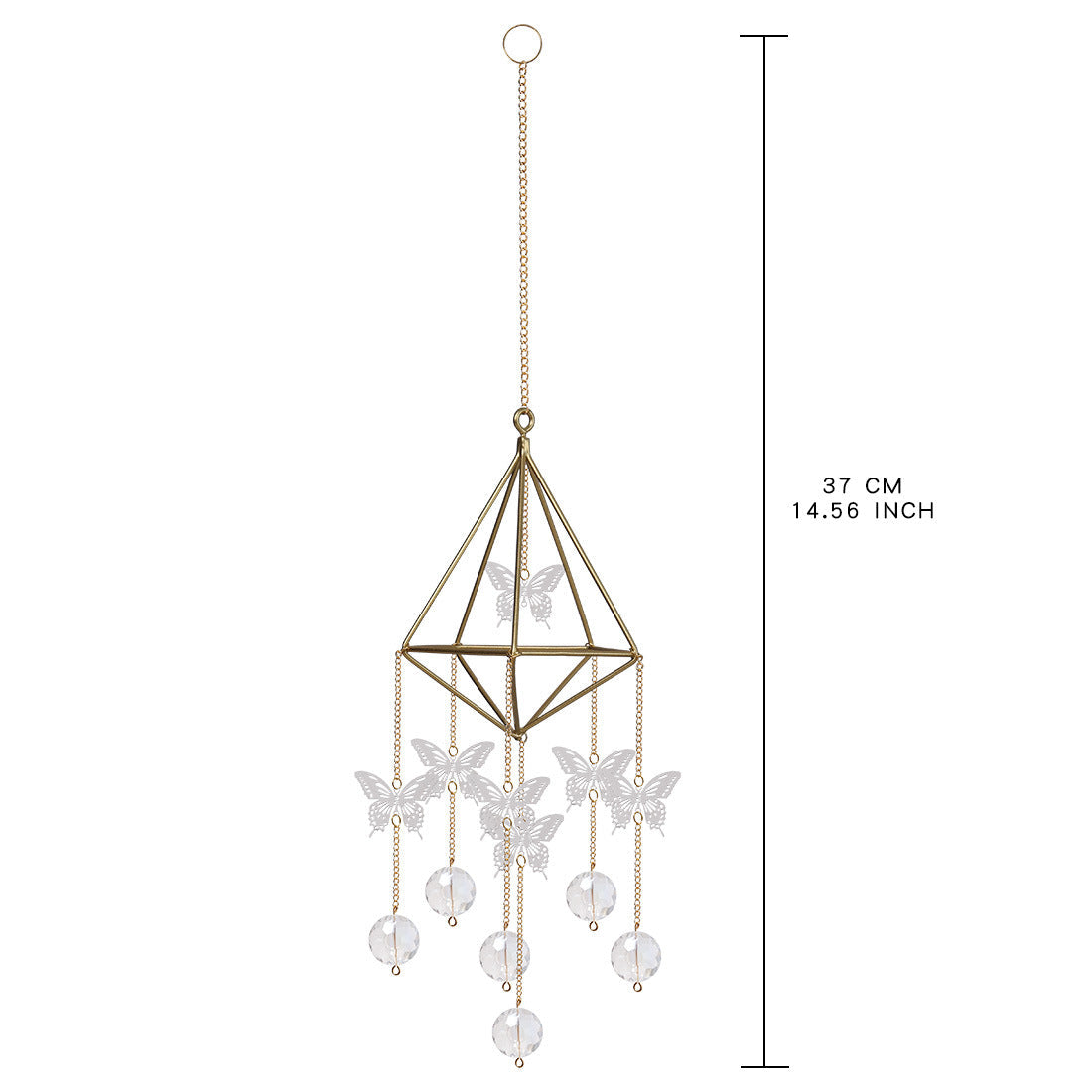 Golden Air Crystal Sun Catcher