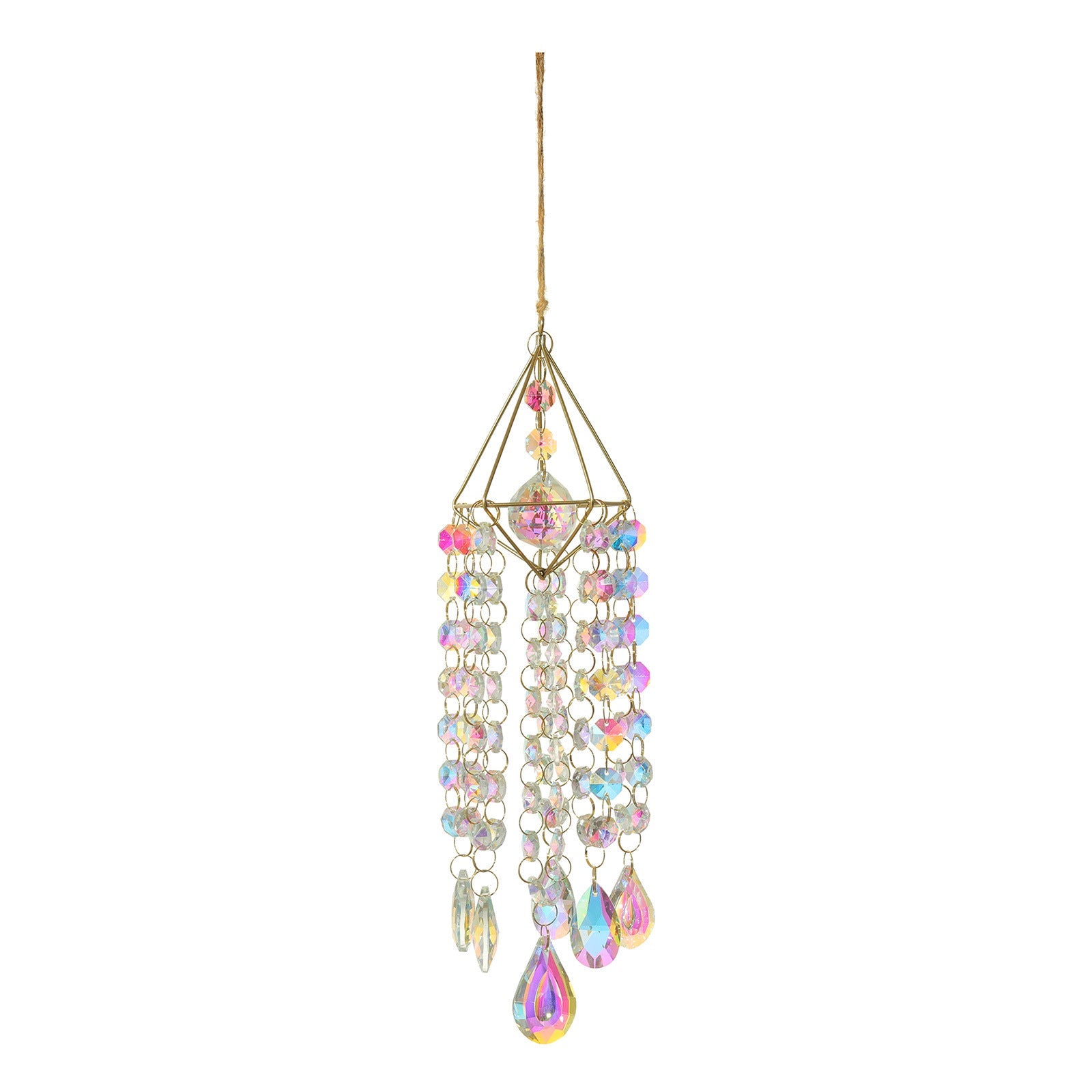 Golden Air Crystal Sun Catcher