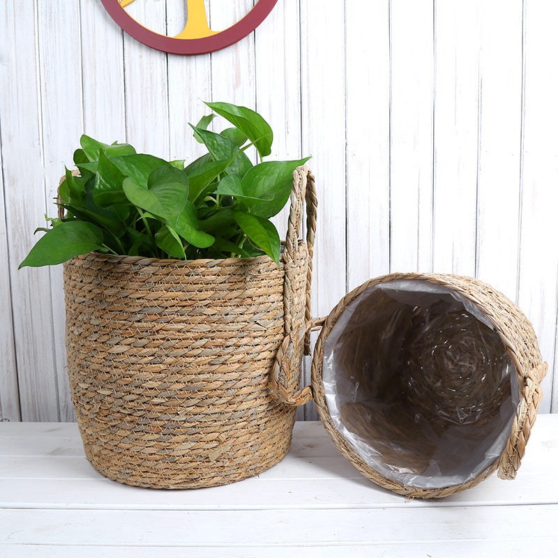 Rattan Flower Basket