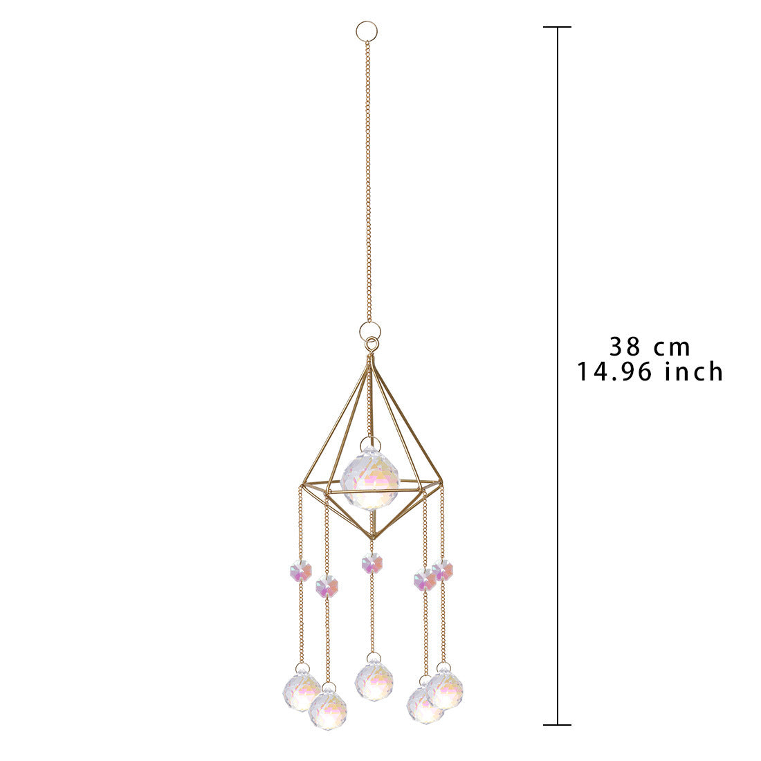 Golden Air Crystal Sun Catcher