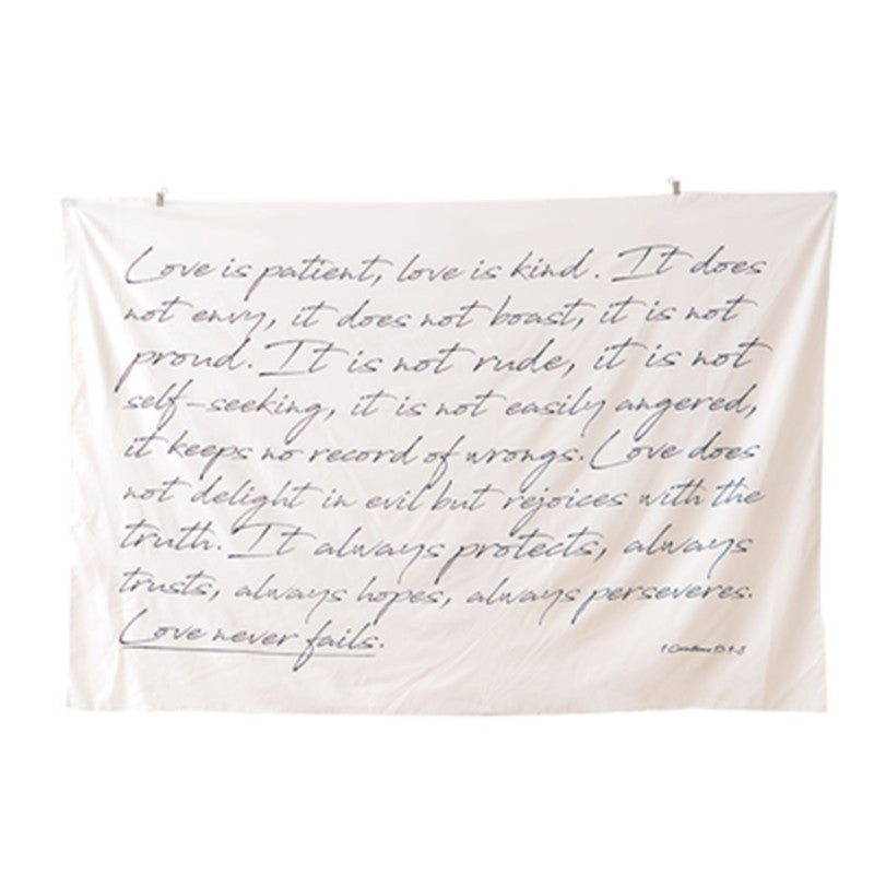 Abstract Couple Minimalist Line Tapestry