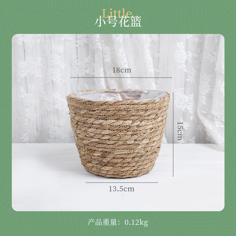 Rattan Flower Basket