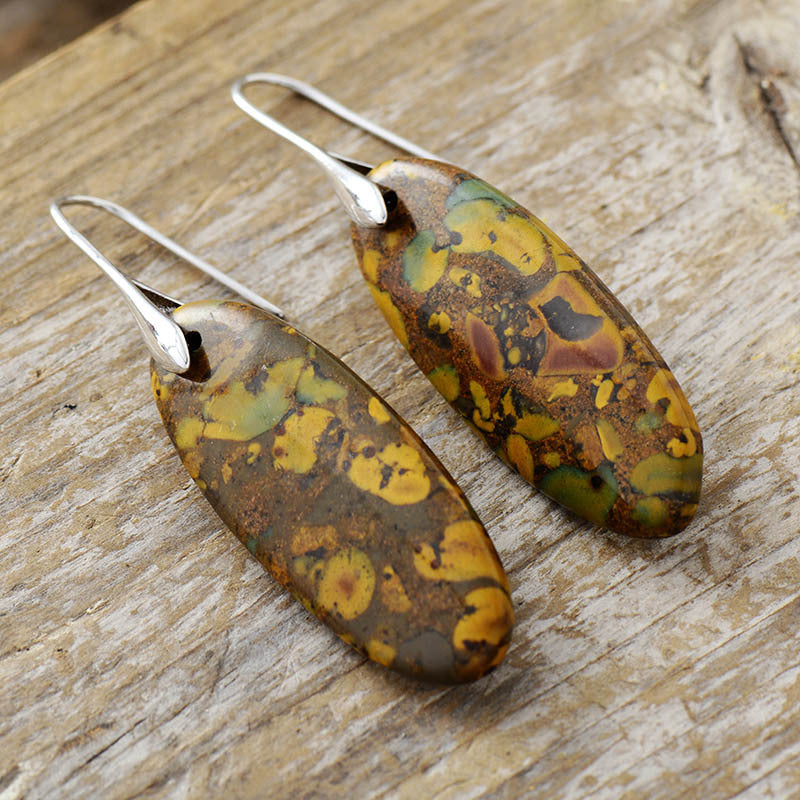 Bohemian Natural Stone Earrings For Women