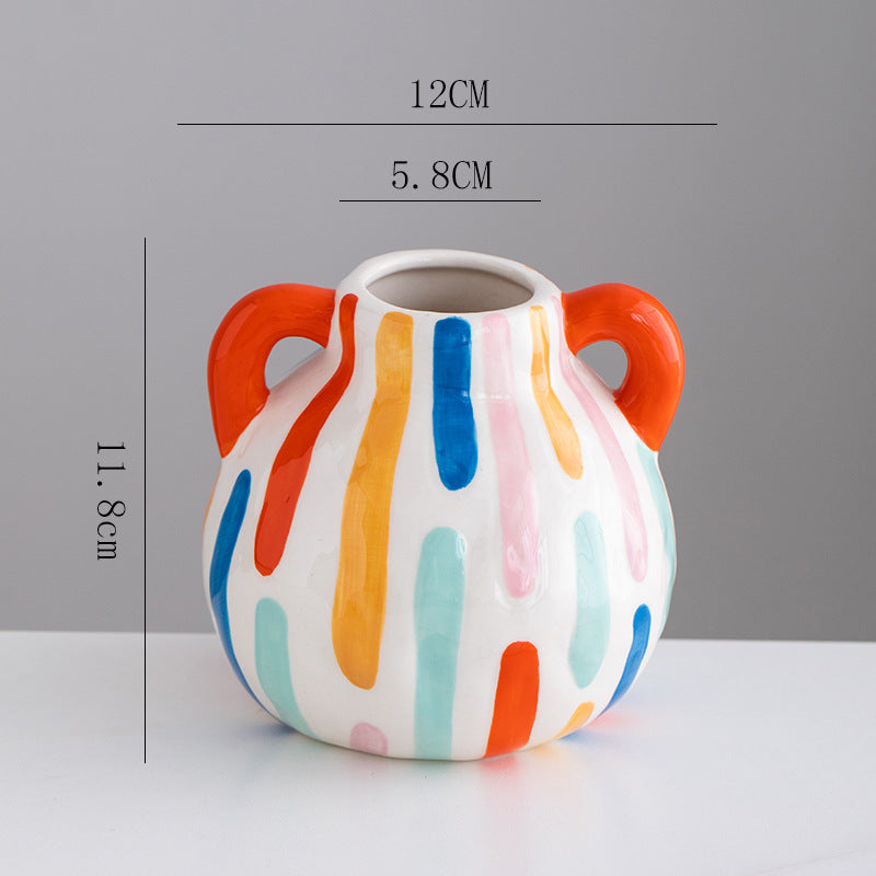 Colorful Ceramic Vase