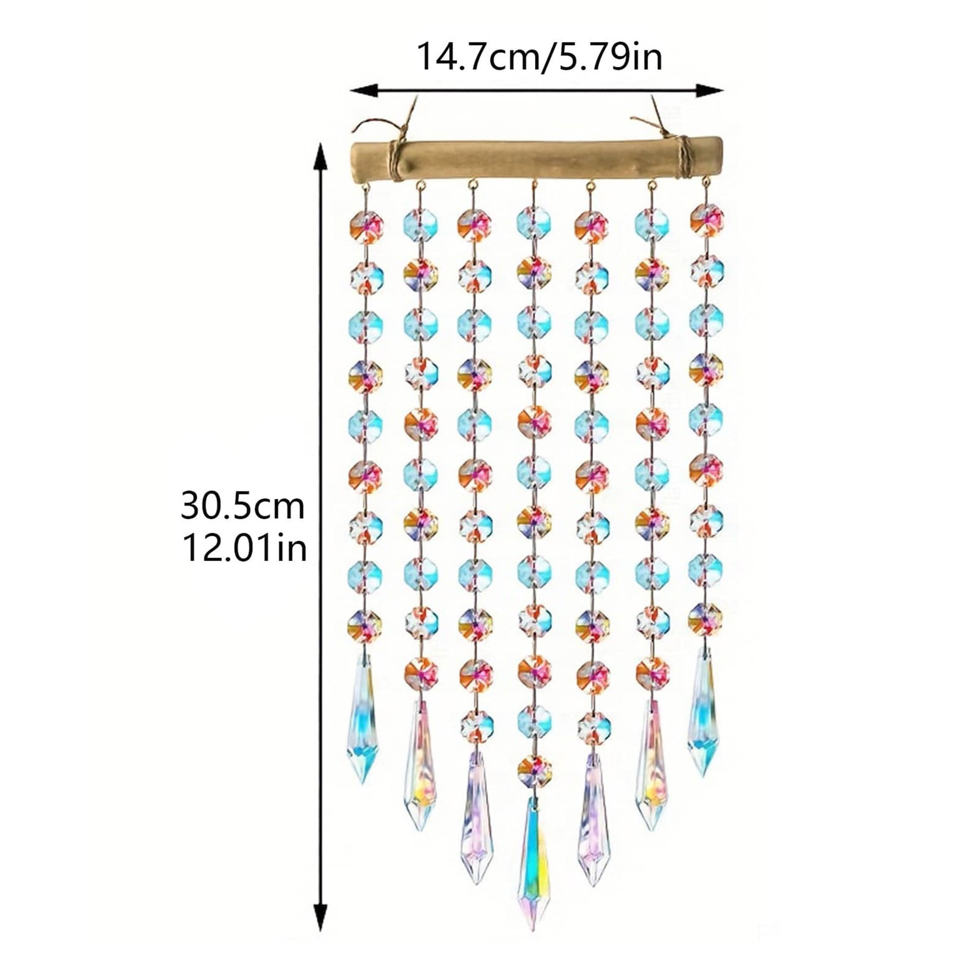 Crystal Rainbow Wind Chime