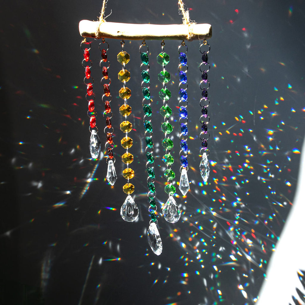 Crystal Rainbow Wind Chime