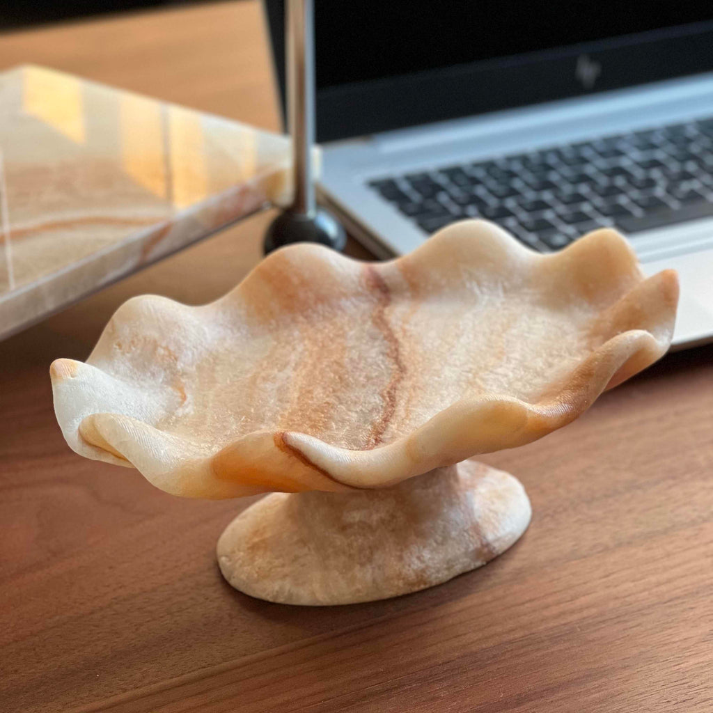 Natural Seven-Color Agate Marble Shelves