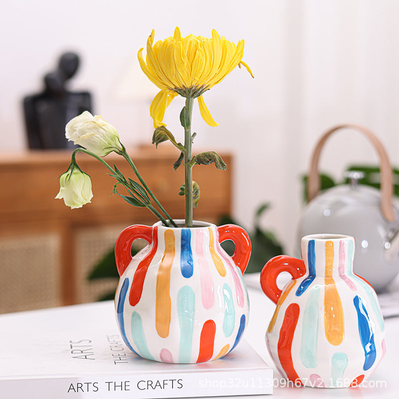 Colorful Ceramic Vase