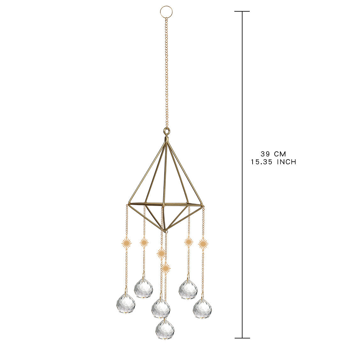 Golden Air Crystal Sun Catcher