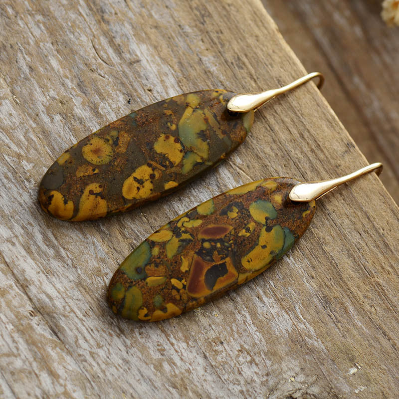 Bohemian Natural Stone Earrings For Women