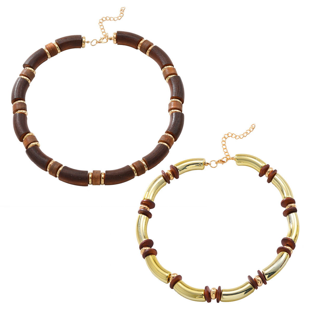 Multi-Layer Statement Necklace & Bracelet