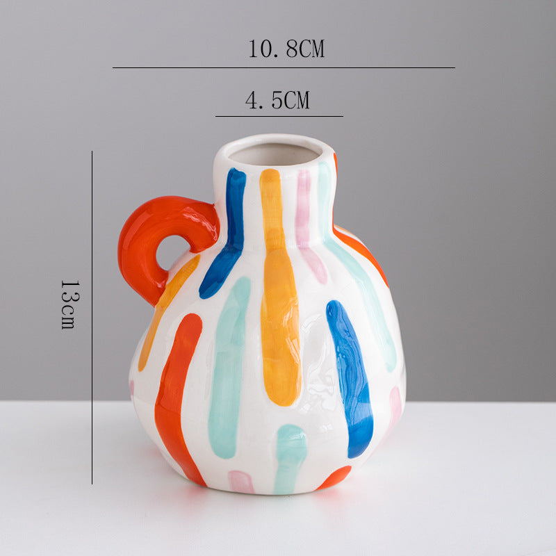 Colorful Ceramic Vase