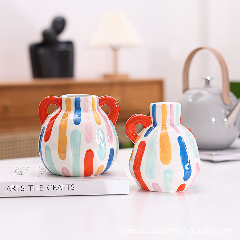 Colorful Ceramic Vase