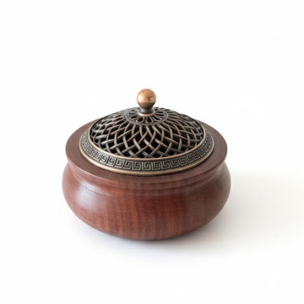 Walnut Wood Incense Burner