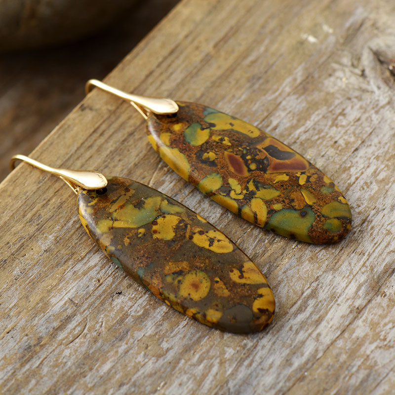 Bohemian Natural Stone Earrings For Women