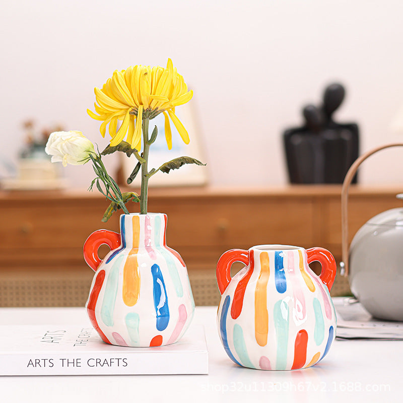 Colorful Ceramic Vase