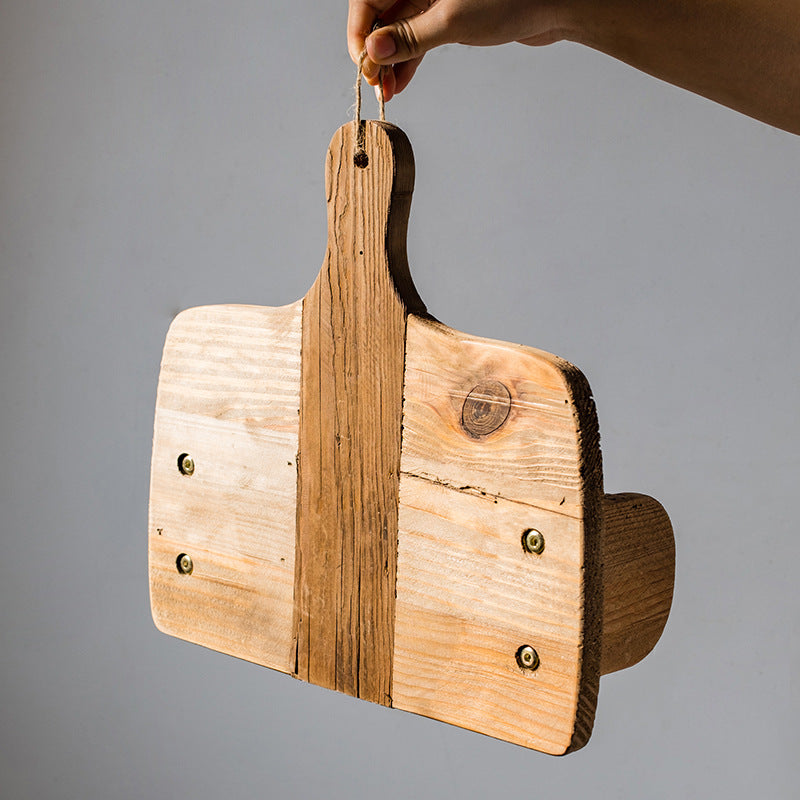 Natural Wood Paper Towel Holder