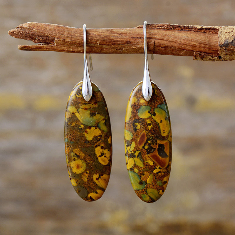 Bohemian Natural Stone Earrings For Women